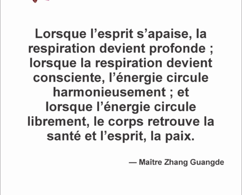 La sagesse du Qi Gong dans chaque respiration