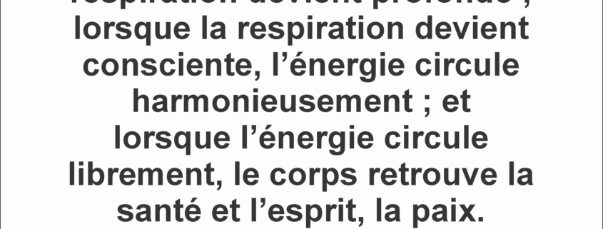 La sagesse du Qi Gong dans chaque respiration