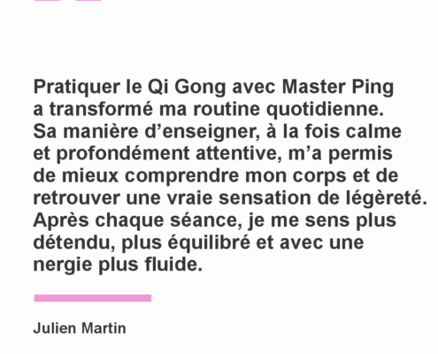 Qi gong master ping