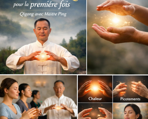 Guía práctica para principiantes sobre cómo sentir el Qi. Descubre el Qigong y las sesiones online del Maestro Ping.