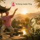 Maestro practicando Qi Gong en un paisaje natural al amanecer, representando la armonía entre el ser humano y la energía del Año de la Cabra de Fuego Yin 2027.