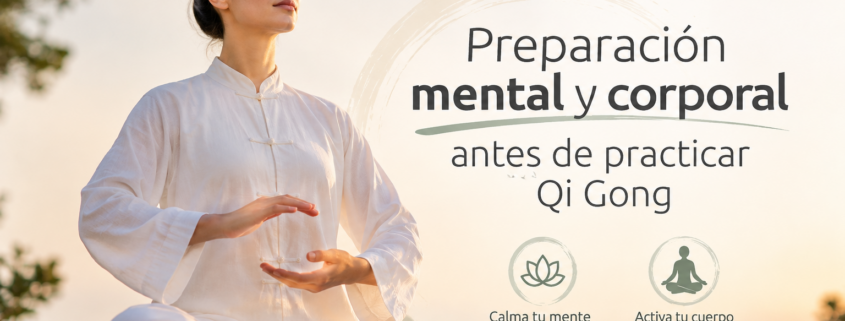 Prepará tu cuerpo y tu mente antes de practicar Qi Gong